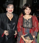 Amala with her mother