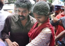 Cheran with daughter dhamini
