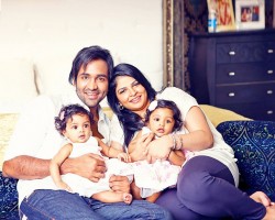 Manchu vishnu family: wife viranica reddy and daughters ariaana & viviana