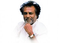Rajinikanth in white and white