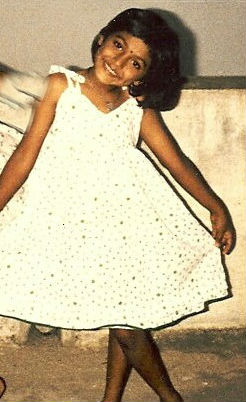 shalini childhood photo