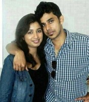 Shreya ghoshal with brother soumyadeep ghoshal